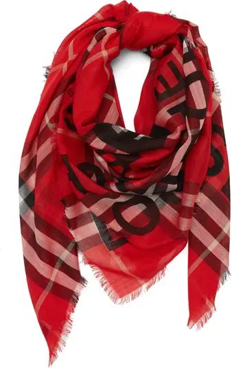 Horseferry Wool & Silk Scarf | Nordstrom