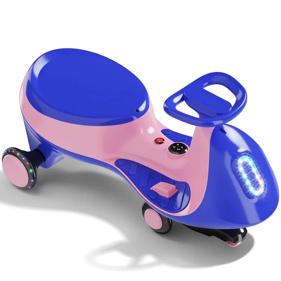 +3View allHero image 0 of Ktaxon Electric Wiggle Car with Pedal for Kids, 2 Speed Ride-On Car Toy... | Walmart (US)