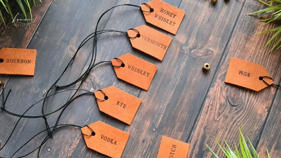 Decanter Labels Set of 5 ,Decanter Tags, Gift for Her, Gift for Him, Decanter Labels UK, Bottle P... | Etsy (US)