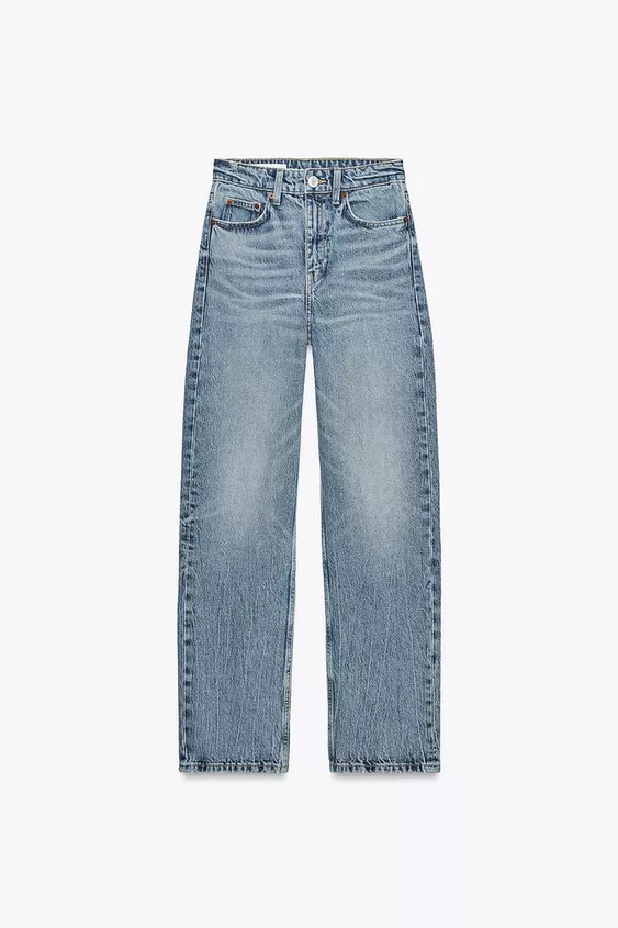 TRF MOM FIT HIGH-WAIST JEANS | Zara UK