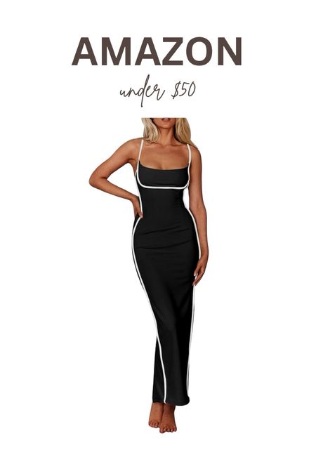 Amazon black midi dress for girls night out or date night!!! 

#LTKsalealert #LTKfindsunder100 #LTKfindsunder50