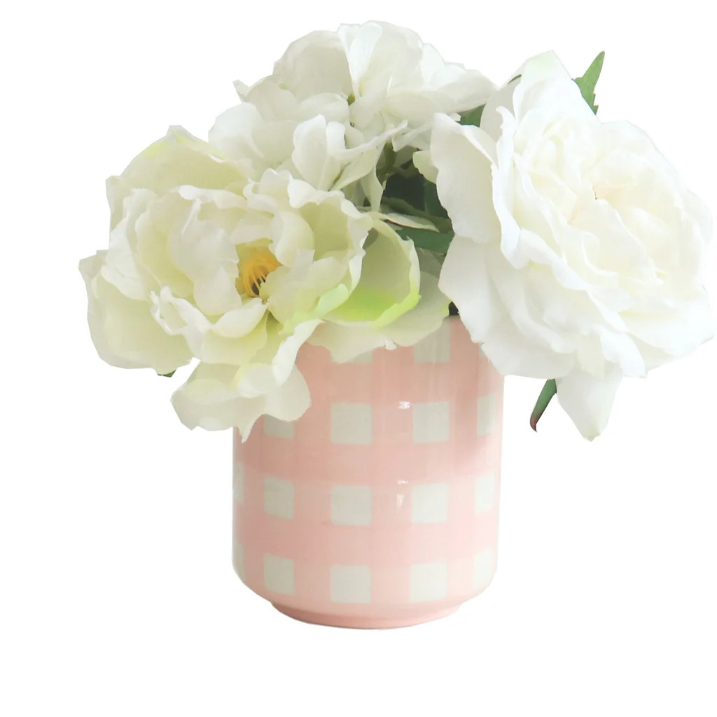 Gingham Vase | Lo Home by Lauren Haskell Designs