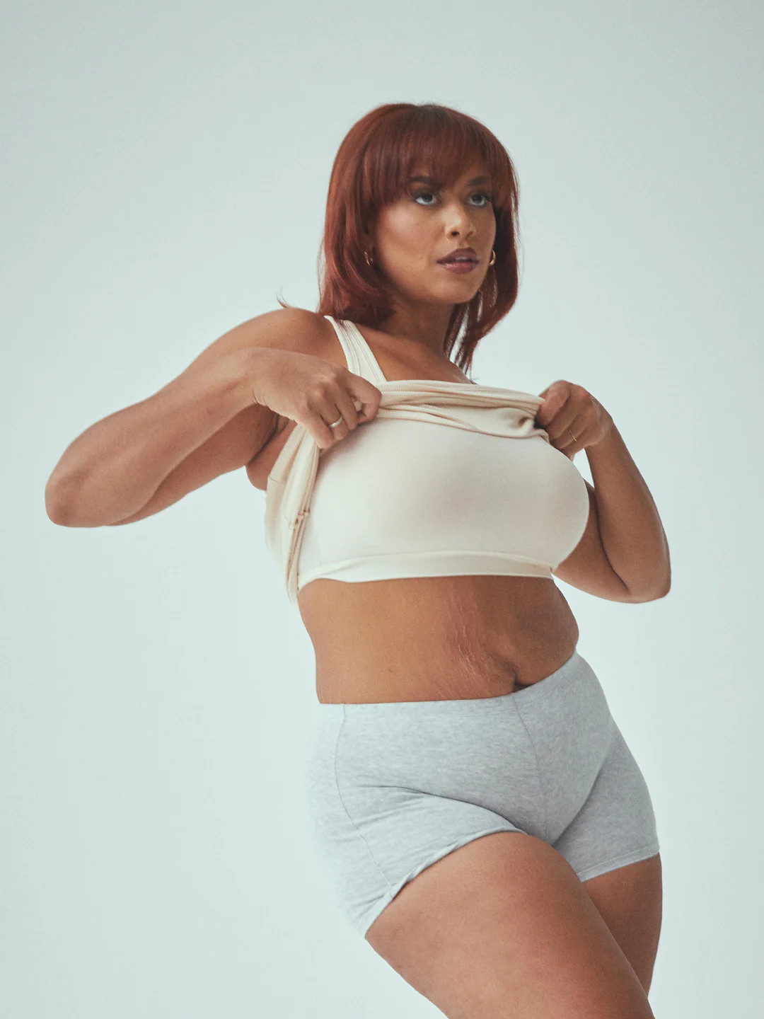 Bamboo Scoop Neck Brami Tank (Full Length) | Klassy