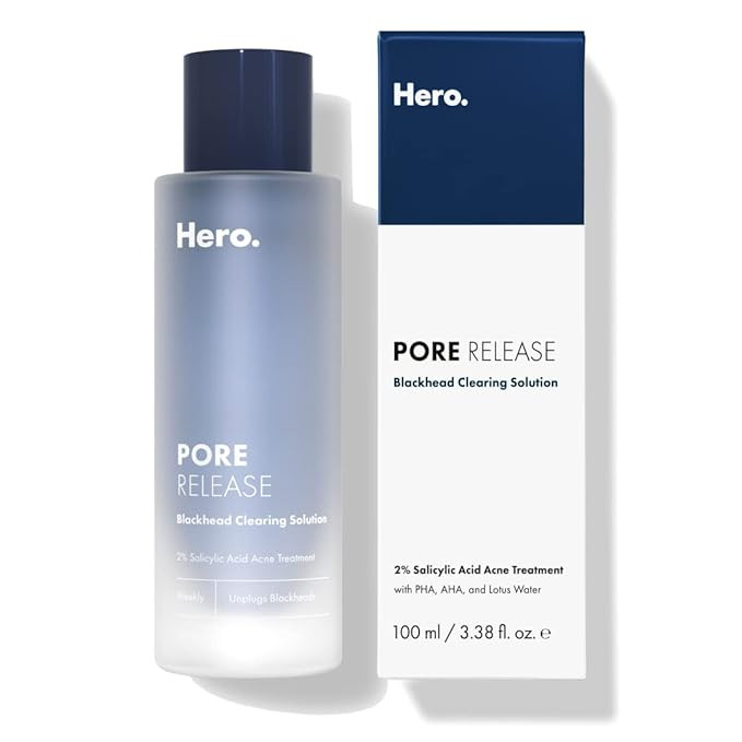 Hero Cosmetics Pore Release Blackhead Clearing Solution - Exfoliating Toner Featuring BHA, PHA, A... | Amazon (US)