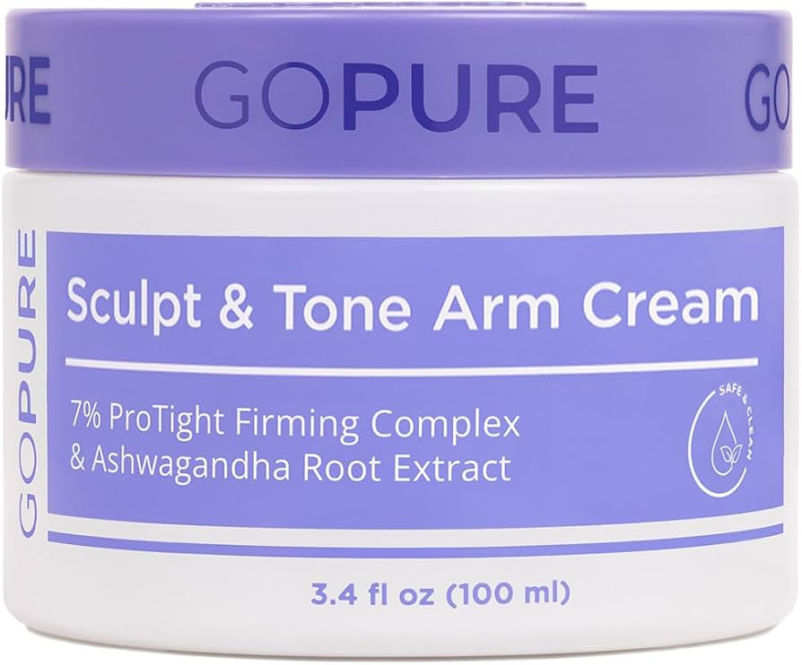 goPure Sculpt & Tone Arm Cream – Firming And Tightening Cream For The Arms, Smooths The Look Of... | Amazon (US)