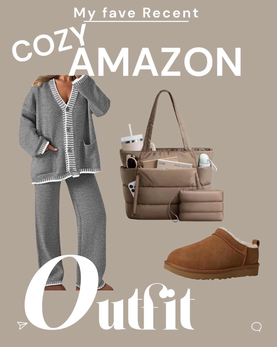 Sunday uniform = cozy set + oversized tote 🩶
This is the kind of outfit that feels like pajamas but looks put together.

Perfect for travel days, school drop-offs, or just being comfy at home.
All Amazon and linked.


#LTKootd #LTKgrwm #LTKselfcare