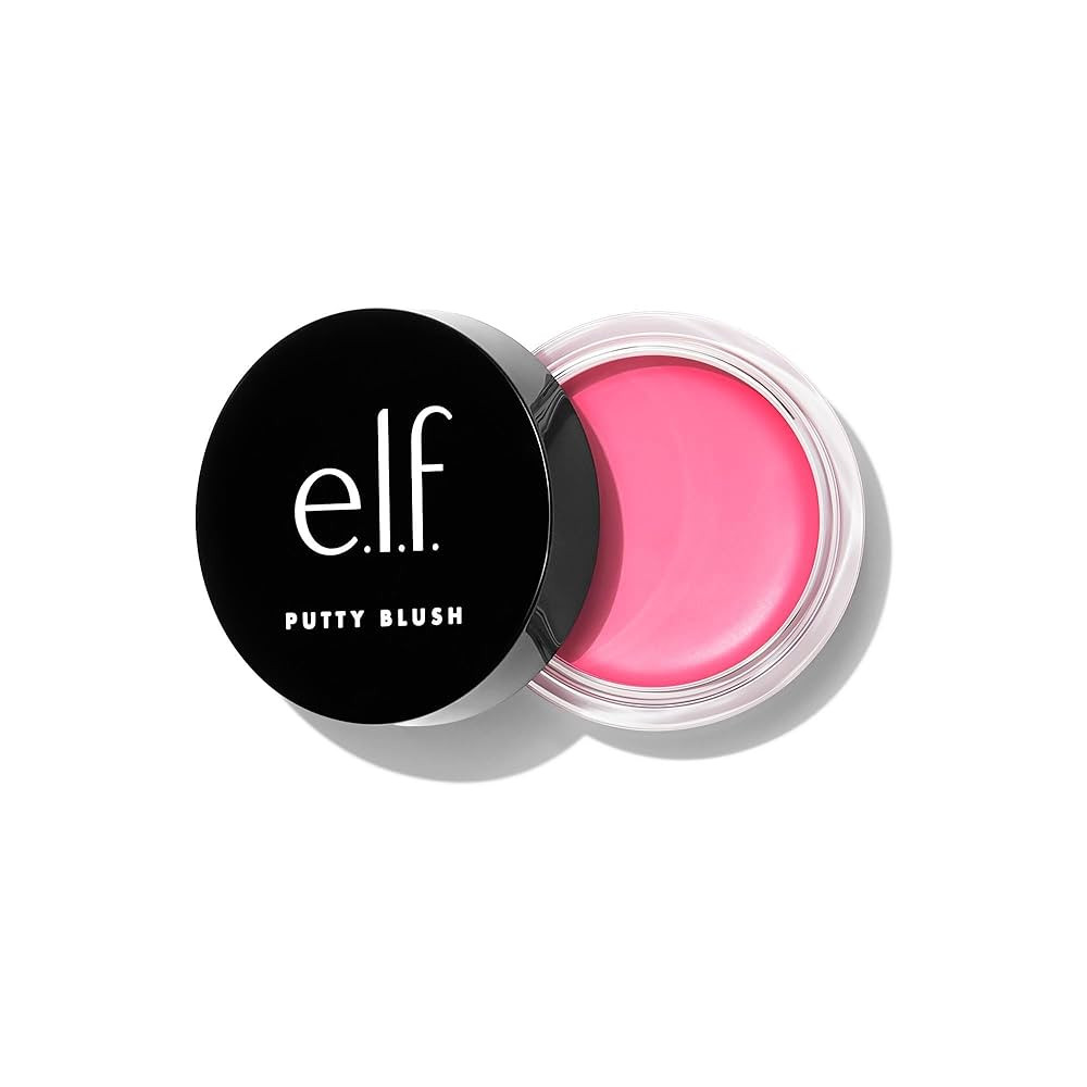 e.l.f. Putty Blush, Creamy & High-Pigment Formula For A Natural Glow, Delivers A Semi-Matte & Pow... | Amazon (US)
