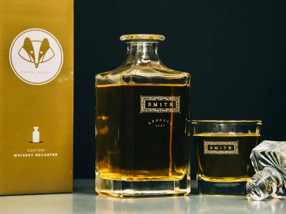 Gifts for Men – Personalized Whiskey Decanter – The Perfect Gifts for Him, Boyfriend Gift or ... | Etsy (US)