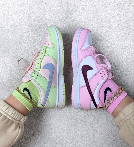 Nike Dunk Low Pink & Lime Green 💕💚

#LTKshoecrush #LTKstyletip