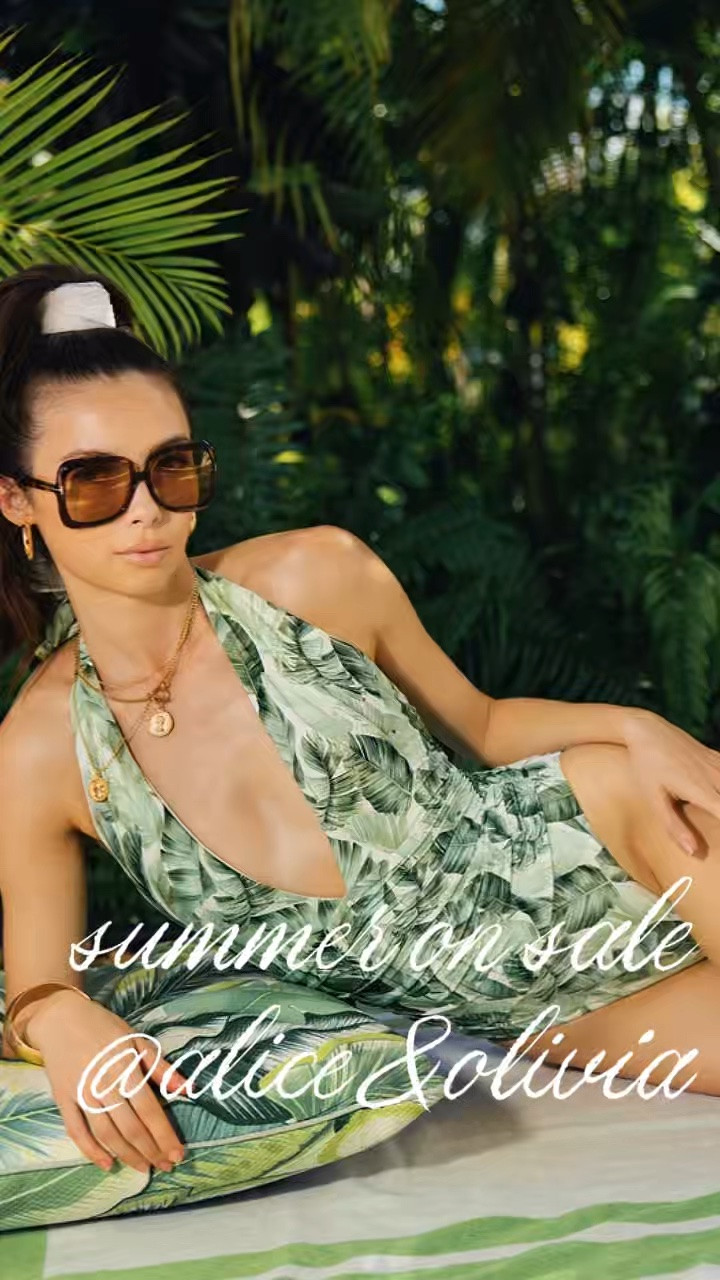 Looking for a Vacation Outfits that has lots of personality??? Take a peak at these finds from Alice & Olivia. They are on sale  up to 70% off!

#LTKSaleAlert #LTKSwim #LTKTravel