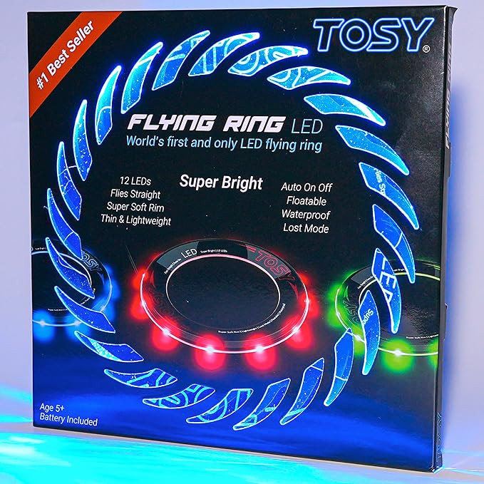 TOSY Flying Ring - 36 RGB Multicolor or 12 Monocolor LEDs, Super Bright, Lost Mode, Auto Light Up... | Amazon (US)
