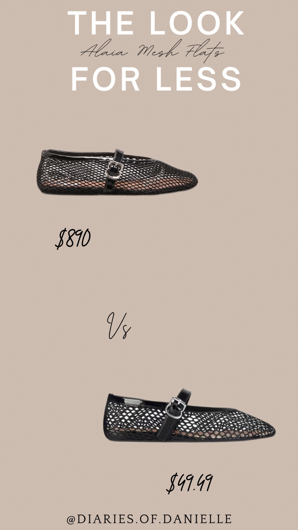 The look for less 💲
Alaia mesh Mary Jane flats 
$50 vs $890

Amazon dupe, mesh flats, ballet flats, Alaia, fall fashion trends, fall outfits, casual fall style, the look for less

#LTKSeasonal #LTKShoeCrush #LTKFindsUnder50
