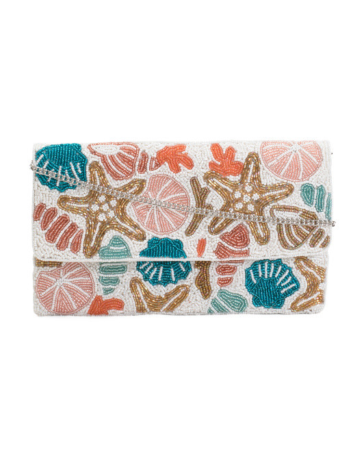 Beaded Starfish Clutch | Handbags | Marshalls | Marshalls