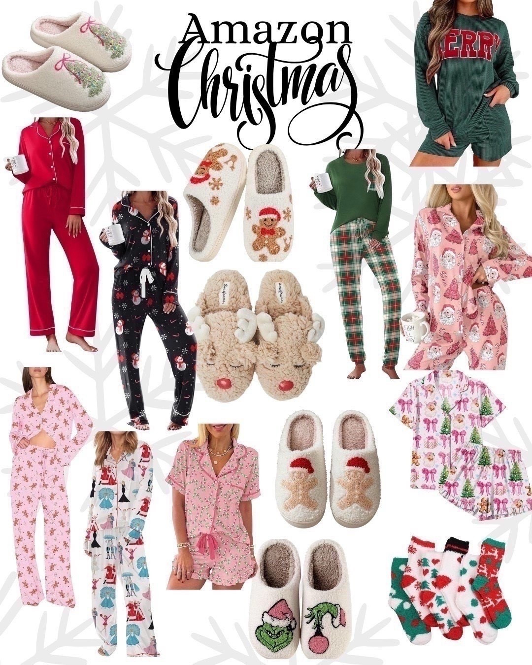 Cutest Christmas pajamas and slippers!  Christmas pajamas for women. Christmas slippers. Cozy Christmas. Matching set pajamas for Christmas. Amazon Christmas 
#LTKStyleTip


#LTKSeasonal #LTKFindsUnder50 #LTKHoliday