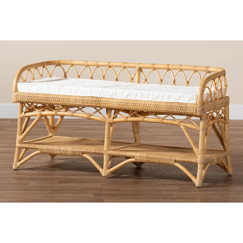 Bayou Breeze Wyanet Rattan Bench | Wayfair | Wayfair North America