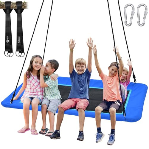 Trekassy 60" Extra Large Rectangle Tree Swing - Heavy Duty 700lb Capacity, Waterproof Platform fo... | Amazon (US)