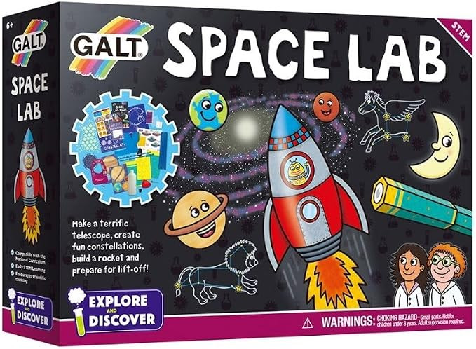 Galt Space Lab -Explore and Discover STEM Craft Kits for Kids, 12 Fun Experiments and Guide - Cre... | Amazon (UK)