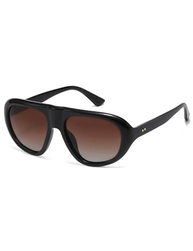 Appassal Trendy Oversized Polarized Aviator Sunglasses Womens Mens Retro Vintage 70s 80s UV400 Su... | Amazon (US)