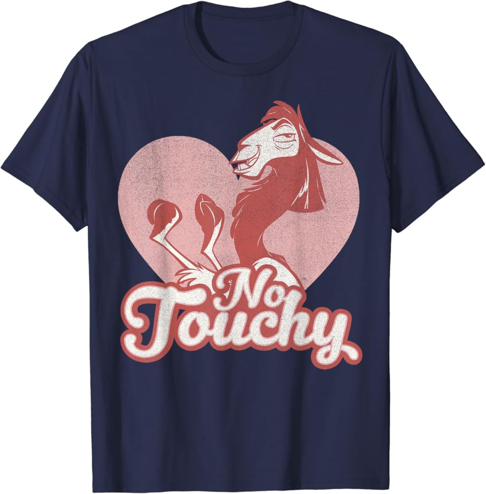 Disney Emperor's New Groove Kuzco No Touchy Graphic T-Shirt T-Shirt | Amazon (US)