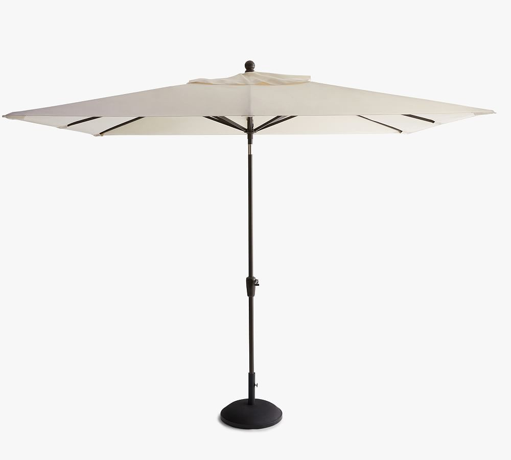 10' Rectangular Outdoor Patio Umbrella – Rustproof Aluminum Tilt Frame | Pottery Barn (US)