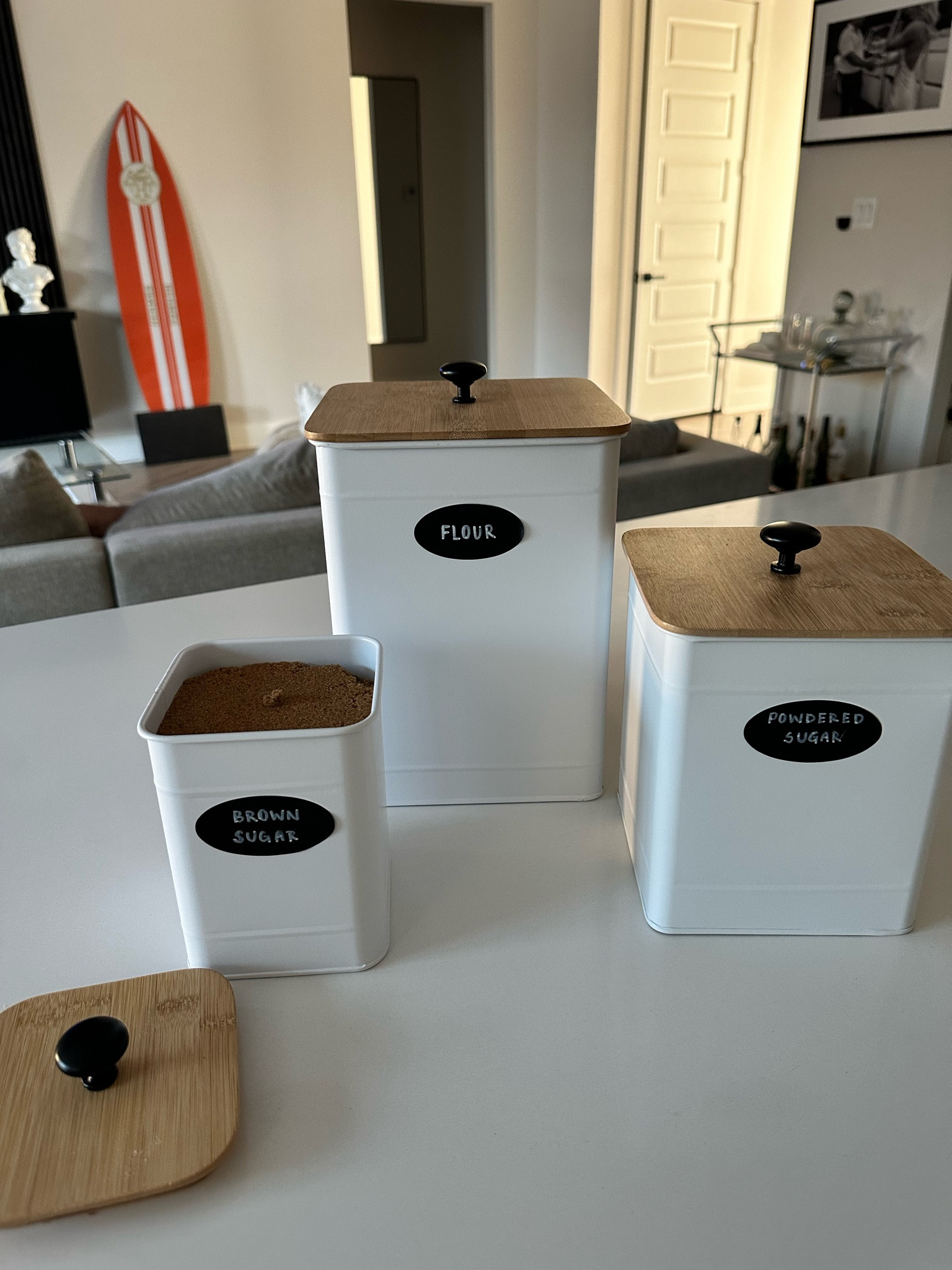 Flour + sugar containers from Amazon🤩 LOVE this style and how you can write your own titles on them

#LTKhome #LTKfindsunder100