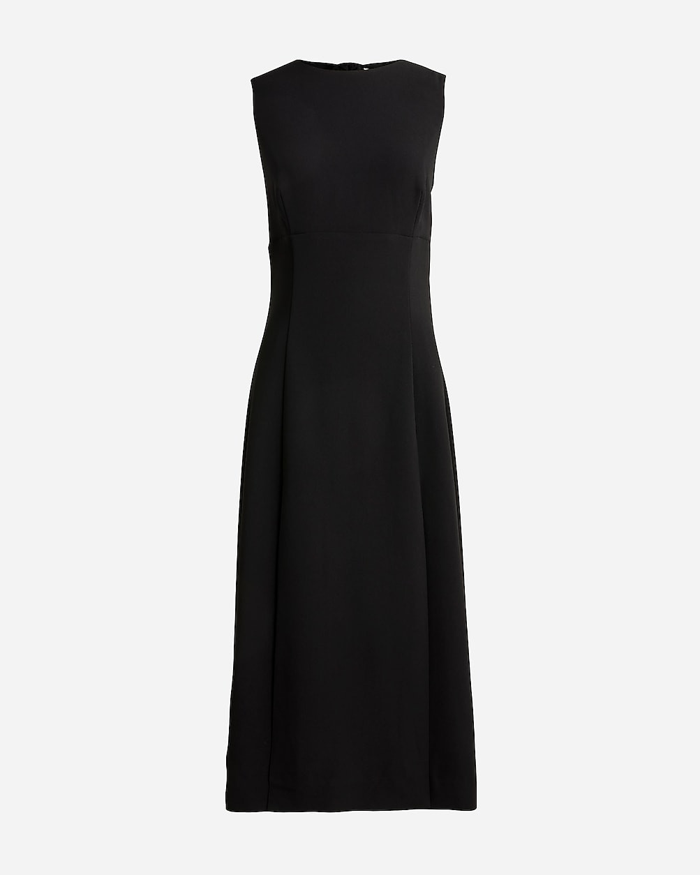 Open-back A-line dress in drapey crepe | J. Crew US