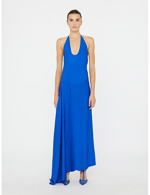 Christopher Esber Floating Halter Split Maxi Dress | David Jones | David Jones (Australia & New Zealand)