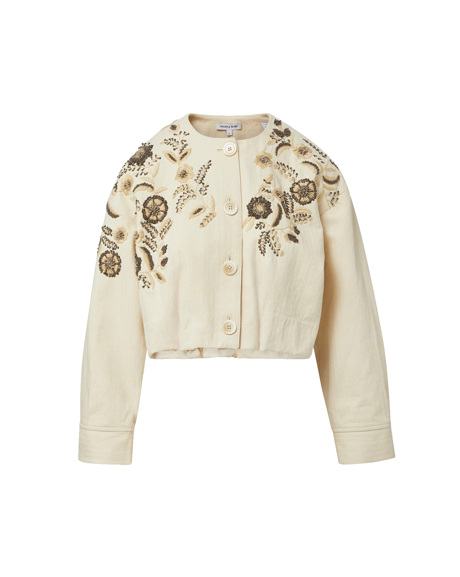 Emeren Embroidered Jacket in Ecru | Veronica Beard | Veronica Beard