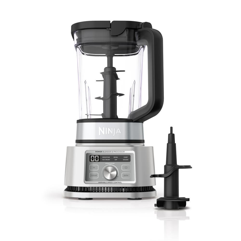 NINJA Foodi 72 oz. 6-Speed Stainless Steel 3-in-1 Power Blender and Food Processor, Silver | The Home Depot