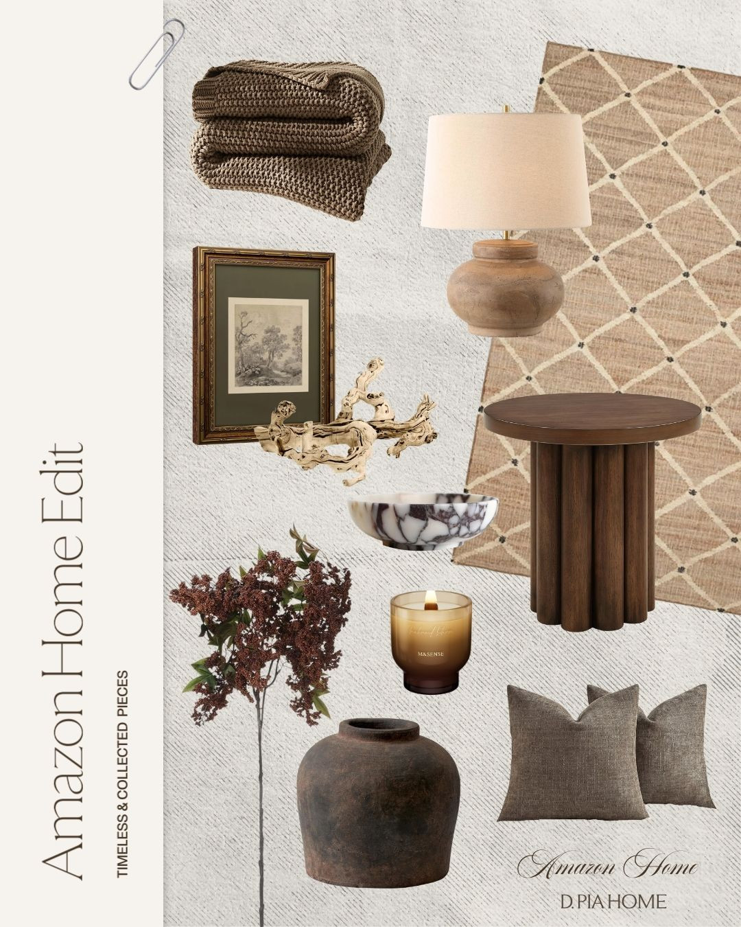 Cozy, timeless, and collected home decor. #neutraldecor #falldecor #interiors

#LTKvlog #LTKHome #LTKSaleAlert