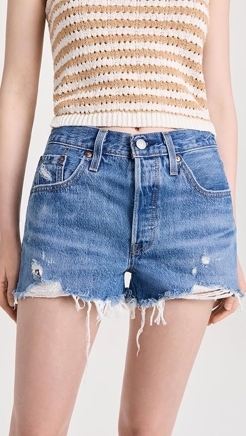 Levi's Women's Premium 501 Original Shorts ​​​​​(Also Available in Plus) | Amazon (US)