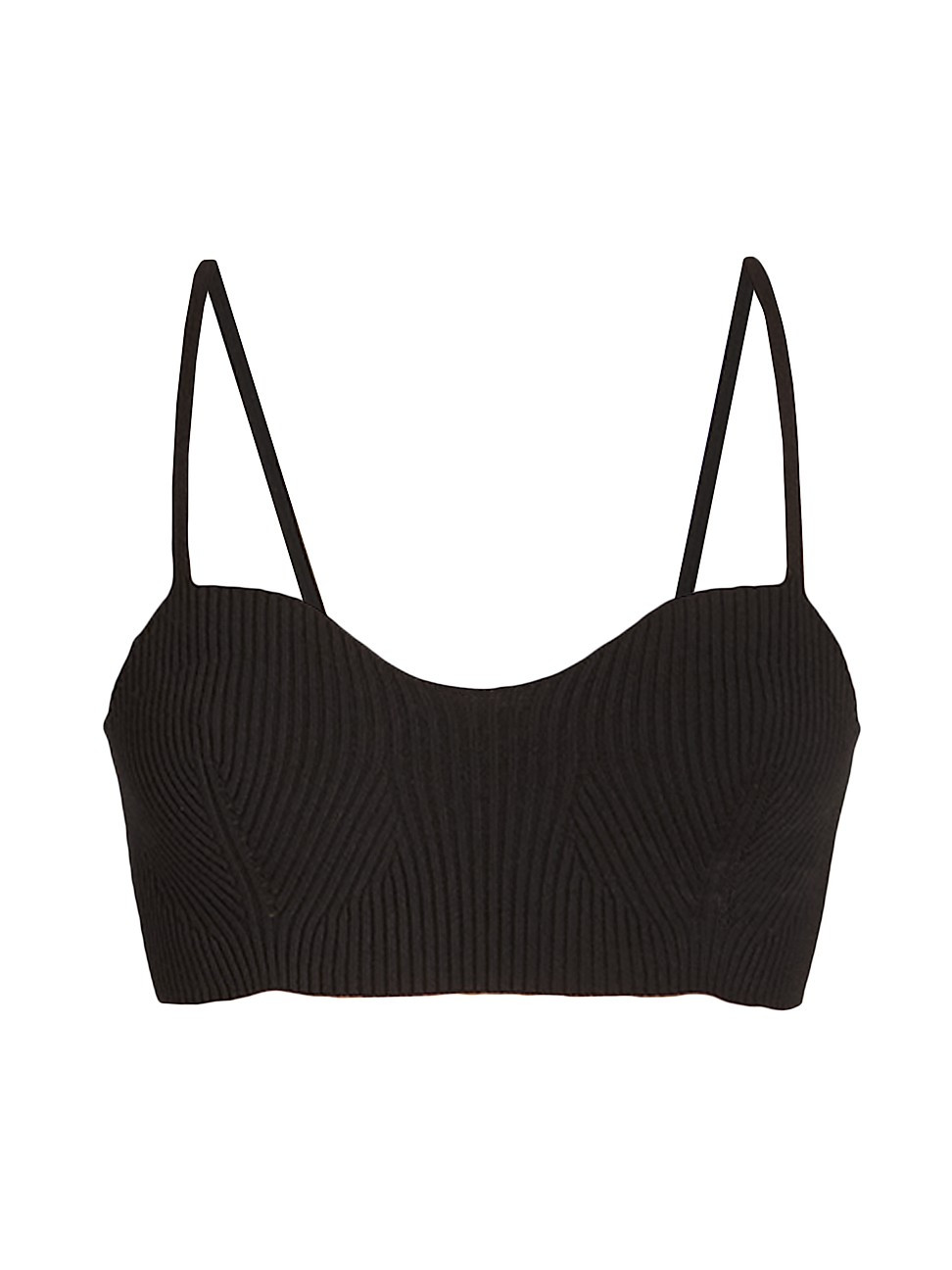 Women's Jadah Bra Top - Black - Size Large | Saks Fifth Avenue