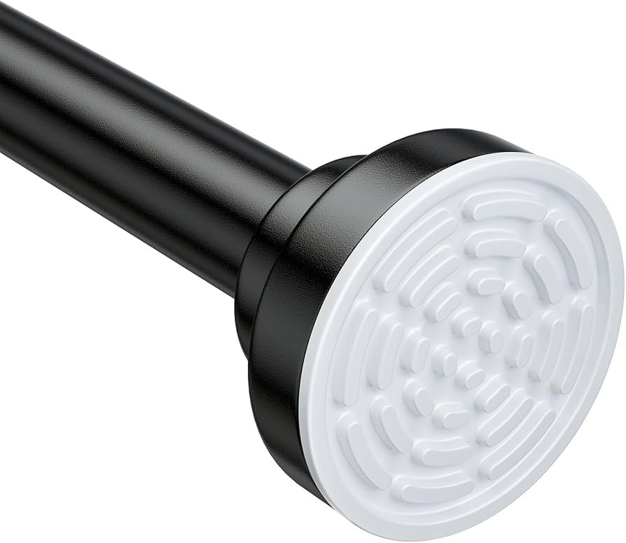 Ausemku Shower Curtain Rod Tension - 26-76 Inch Never Rust Non-Slip Spring Tension Curtain Rod No... | Amazon (US)