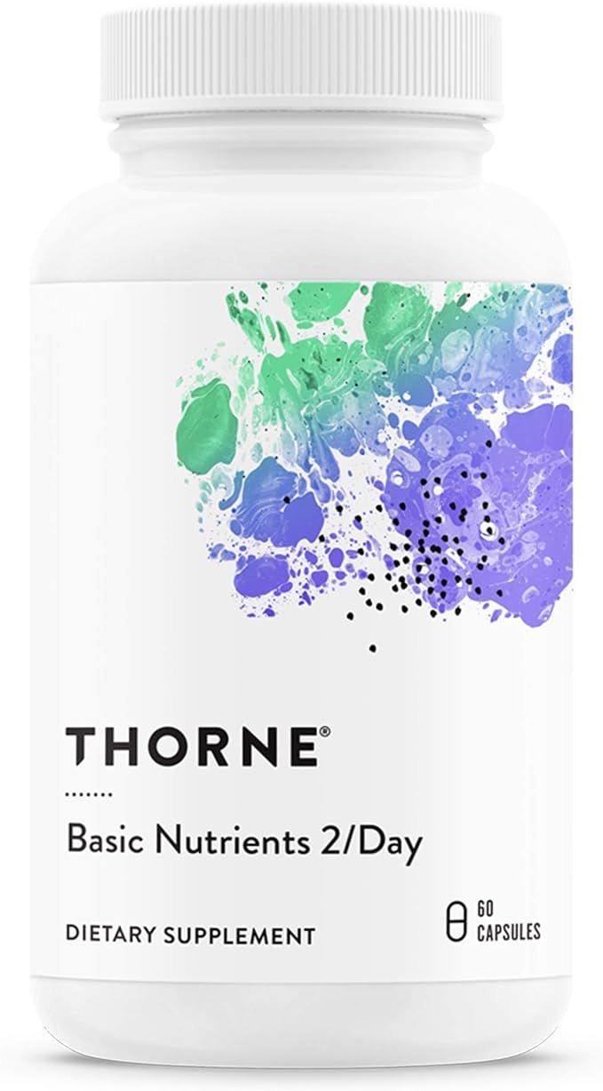 THORNE Basic Nutrients 2/Day - Comprehensive Daily Multivitamin with Optimal Bioavailability - Vi... | Amazon (US)