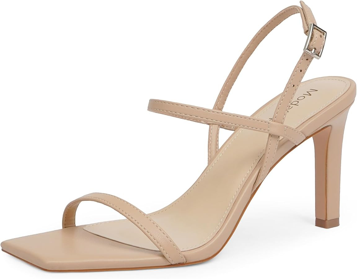 Modatope Womens Sandals Open Toe Strappy Sandals Ankle Strap High Heel Sandals for Women | Amazon (US)