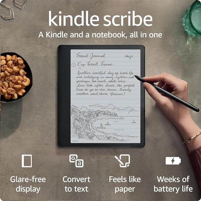 Amazon Kindle Scribe (32 GB) - 10.2” 300 ppi Paperwhite display, a Kindle and a notebook all in... | Amazon (US)