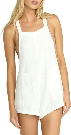 Beach Crush Cotton Gauze Cover-Up Romper | Nordstrom