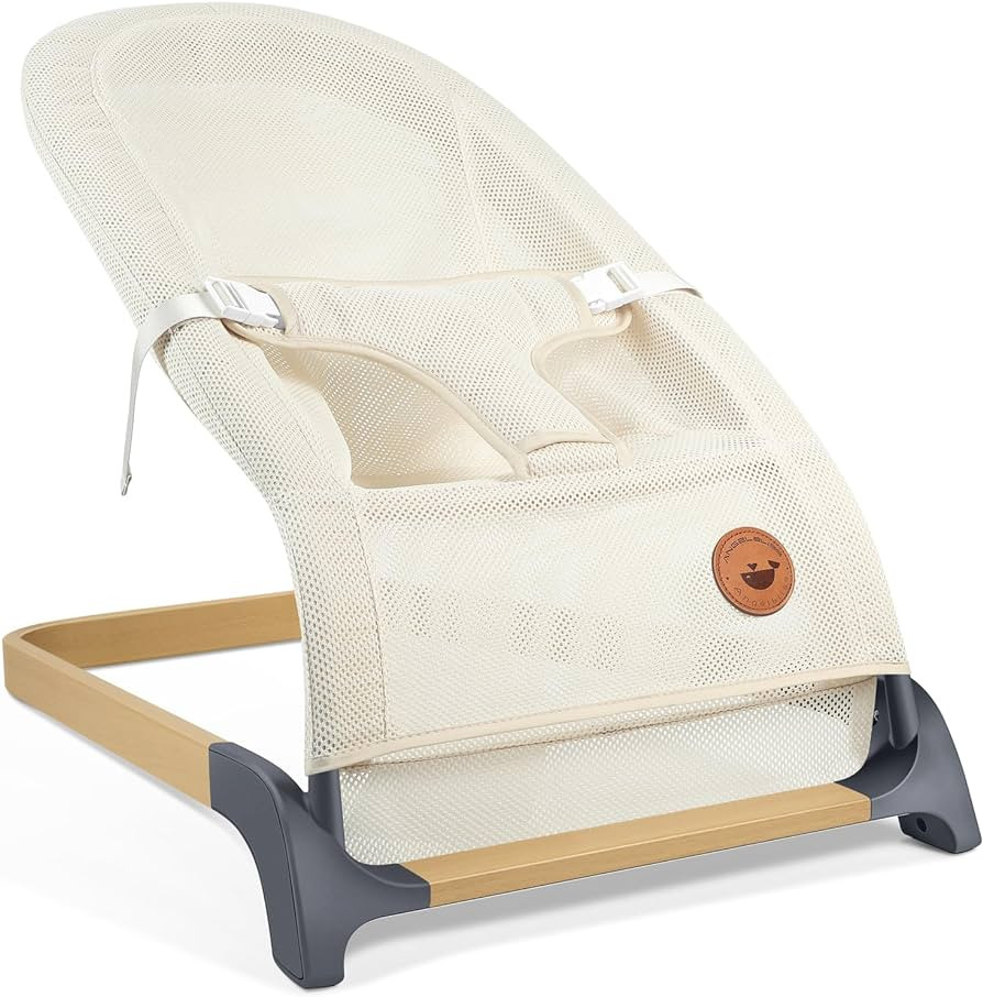 ANGELBLISS Baby Bouncer, Portable Bouncer Seat for Babies, Infants Bouncy Seat with Mesh Fabric, ... | Amazon (US)