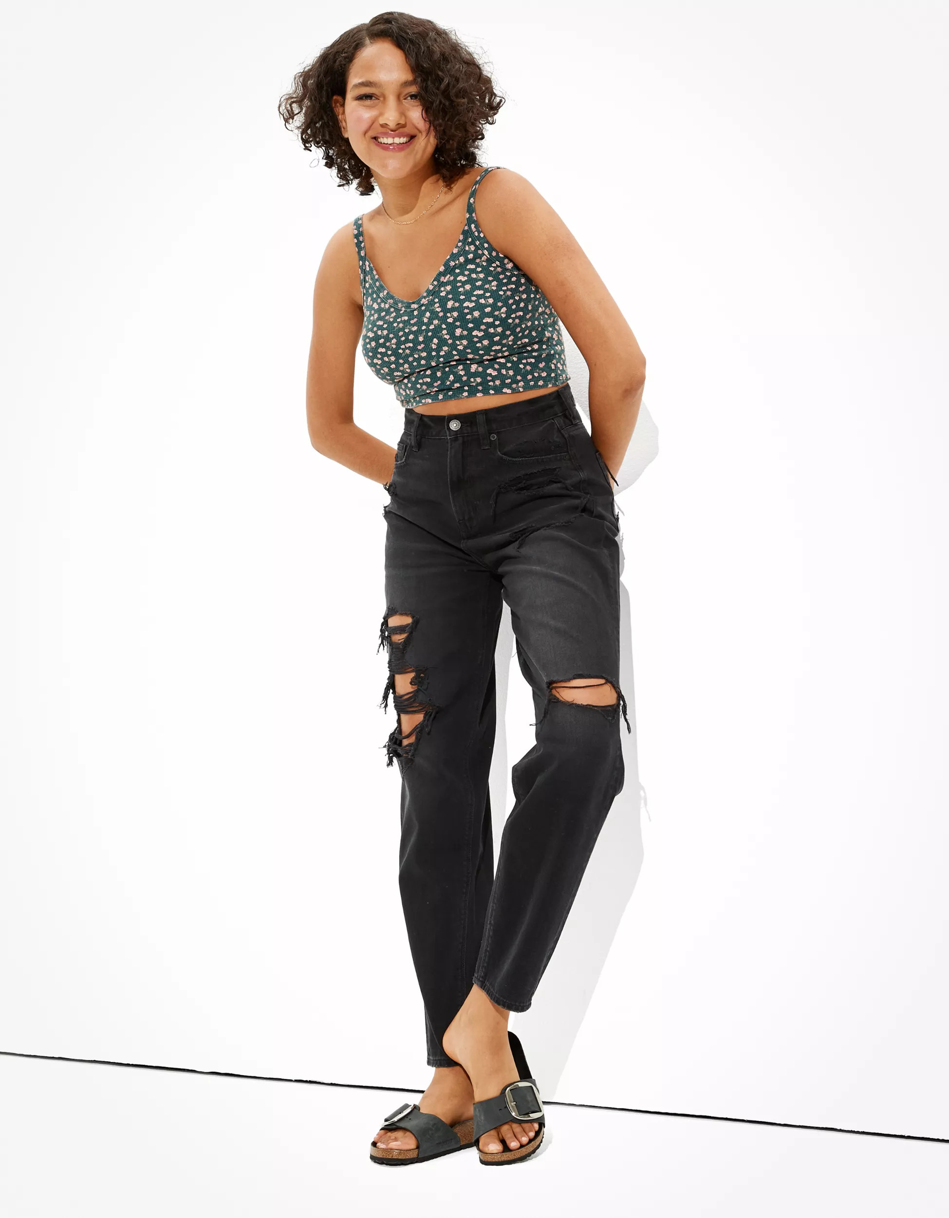 AE Ripped Relaxed Mom Jean | American Eagle Outfitters (US & CA)