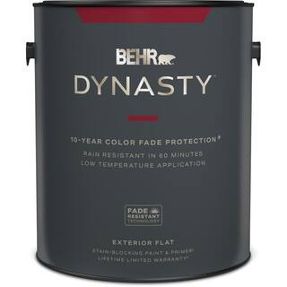 1 gal. Medium Base Flat Exterior Stain-Blocking Paint and Primer | The Home Depot