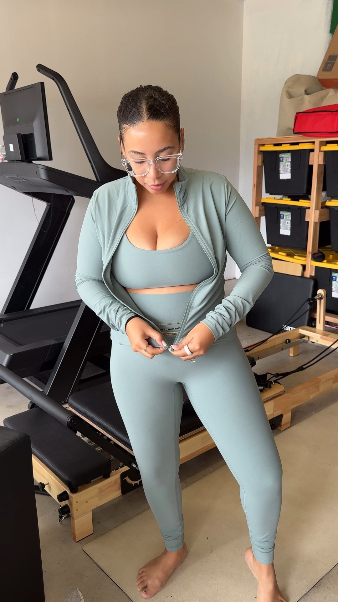 Pilates outfit. Spanx active 

#LTKfitnessgoals #LTKActive #LTKootd