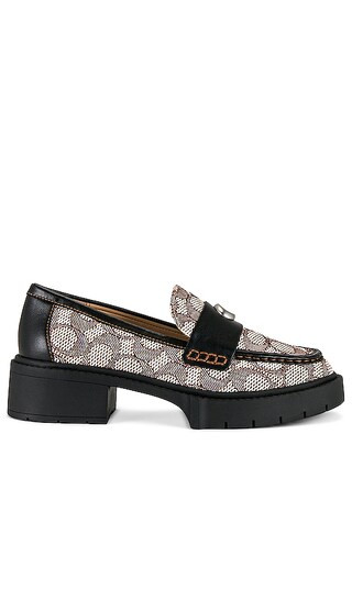 Leah Loafer in Cocoa & Black | Revolve Clothing (Global)