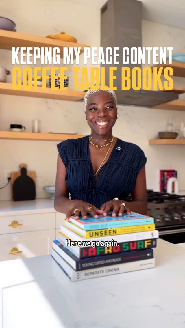 Vol 2: Keeping my Peace content means sharing things that keep me in a good headspace. I don’t get to read as many books as I used to, but I allow myself to get a little lost in a good coffee table book. Art, history, design… you name it. Here are just a few that I think are worth adding to your home: (I spoke at such length on each of these but then had a 20min video that no one will watch- so my opinions on these have really really been edited down).

1. Dandy Lion by @apshantology @thedandylionproject @aperturefnd 
2. Unseen by @rachelswarnsnyt @darcypix 
3. Brown Bohemians by @brownbohemians 
4. AFROSURF by @mamiwatasurf @penguinrandomhouse 
5. Young, Gifted & Black- a new generation of artists @artbook 
6. Separate Cinema @john_duke_kisch @reelartpress 

More to come in Vol 3. 
And Vol 1 was cookbooks- link in stories if you missed it. 

#feelgood #feelgoodcontent #happylife #simplethings #homecontent #brooklyn #blackhome #metgala #dandystyle #dandy #afrosurf #blackbooks #blackcreators #blackcreatives #homestyle #homeliving #brooklynhome