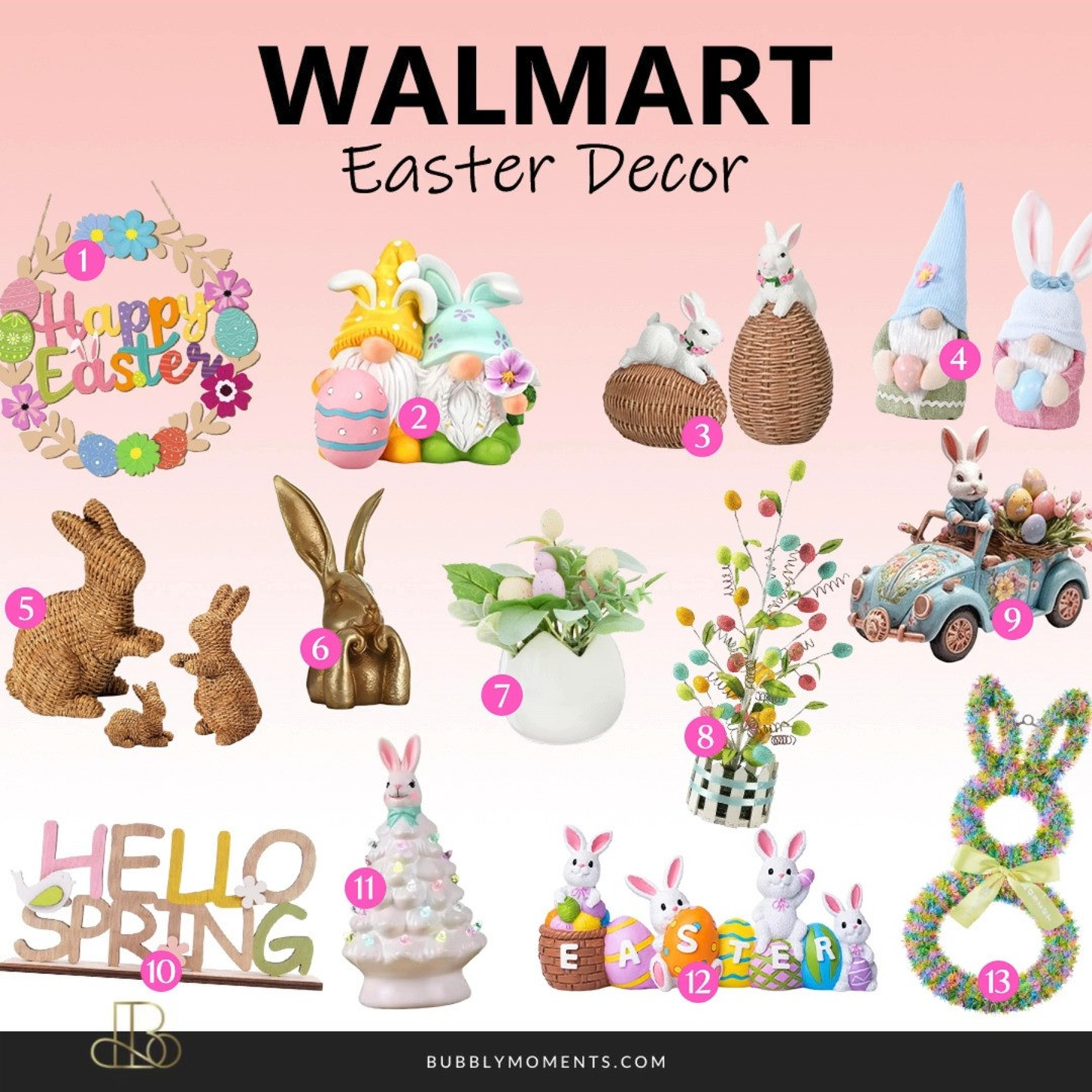 Add a fun and cheerful touch to your home with these Easter Decor finds. From cute bunny decorations and pastel accents to table décor and seasonal home pieces, these items are perfect for creating a bright spring look. They’re great for decorating your living room, entryway, kitchen, or dining table and help make your home feel warm and festive for Easter.
All items are from Walmart and are linked in one place on the LTK app so you can easily browse, save your favorites, and shop quickly. If you enjoy seasonal decorating, these Easter pieces are perfect for adding a simple spring touch to your home. Follow along for more home finds and décor ideas.
#LTKHome #LTKSeasonal #easterdecor #easterdecorations #springdecor #springhome #walmartfinds #walmartdecor #homedecor #homeinspo #seasonaldecor #bunnydecor #pasteldecor #eastervibes #springvibes #decorinspo 

 
