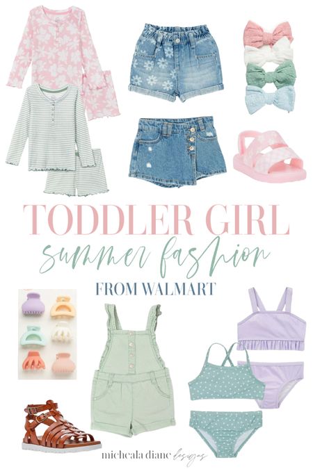 Toddler girl summer fashion on @walmartfashion. Kids summer clothes. Affordable toddler girl clothes. Toddler swim suits #walmartpartner #walmartfashion

#LTKfamily #LTKSeasonal #LTKkids