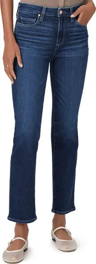 PAIGE Cindy High Waist Ankle Straight Leg Jeans | Nordstrom | Nordstrom