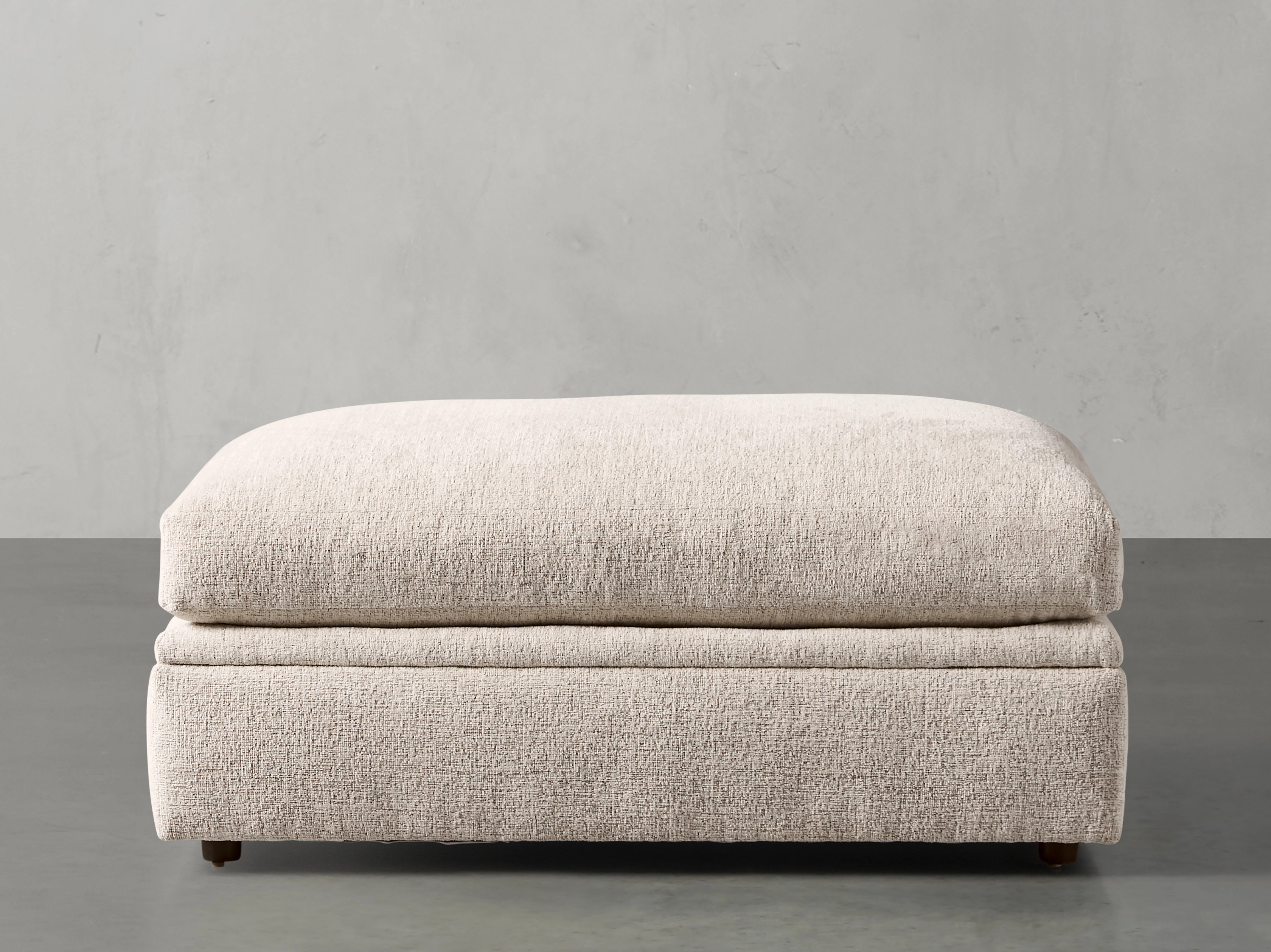 Kipton Storage Ottoman | Arhaus