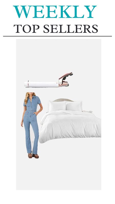 Weekly top sellers, t3, forever 21, denim jumpsuit, jumpsuit, duvet cover, bedding, Amazon, curling iron, convertible curling iron, free people inspired, SHEIN, duvet, white bedding, Amazon bedding, t3 convertible curling iron, t3 twirl, ceramic curling iron 

#LTKfindsunder50 #LTKhome #LTKbeauty