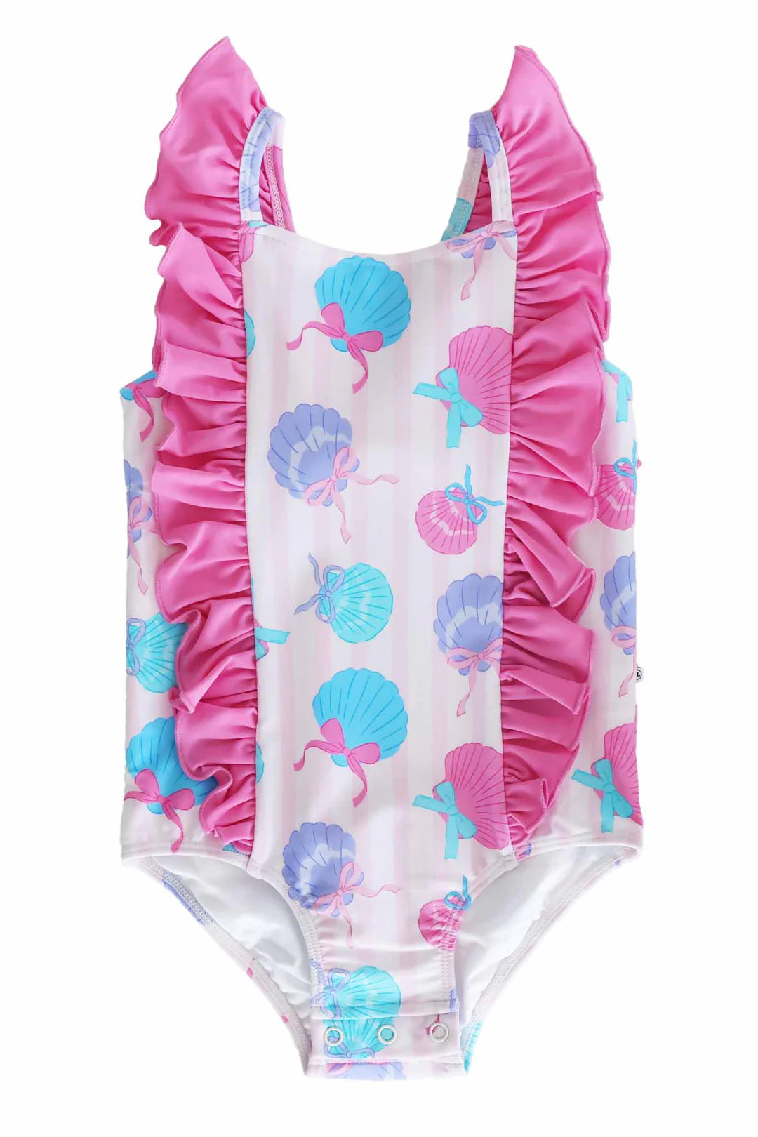 Double Ruffle Bow Back One Piece | Seaside Sweetie | Caden Lane