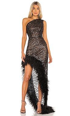 Lola Sheer Feather Gown
                    
                    Bronx and Banco | Revolve Clothing (Global)